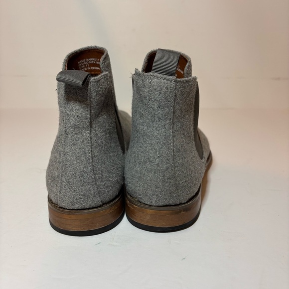 Polar Fox Barrett Gray Men's Chelsea Slip-on Mid-Top Wool Ankle Boots Sz 11 - Picture 8 of 11